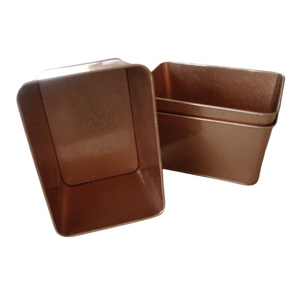 Lot of 3 NEW Copper Metal Pails Art Craft Home Décor Multi-Purpose 5" x 3" x 3" - Picture 11 of 11